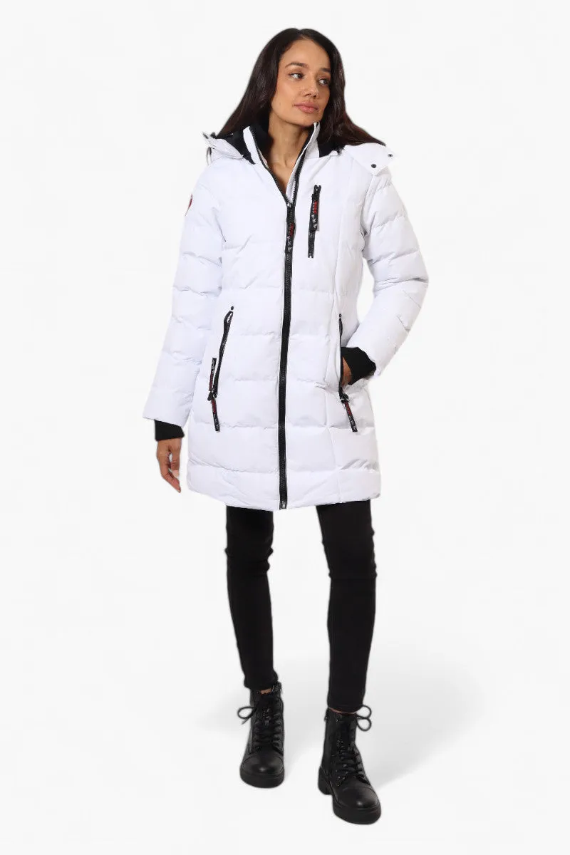Canada Weather Gear 3/4 Length Bubble Parka Jacket - White sold by Fairweather product image thumbnail 2