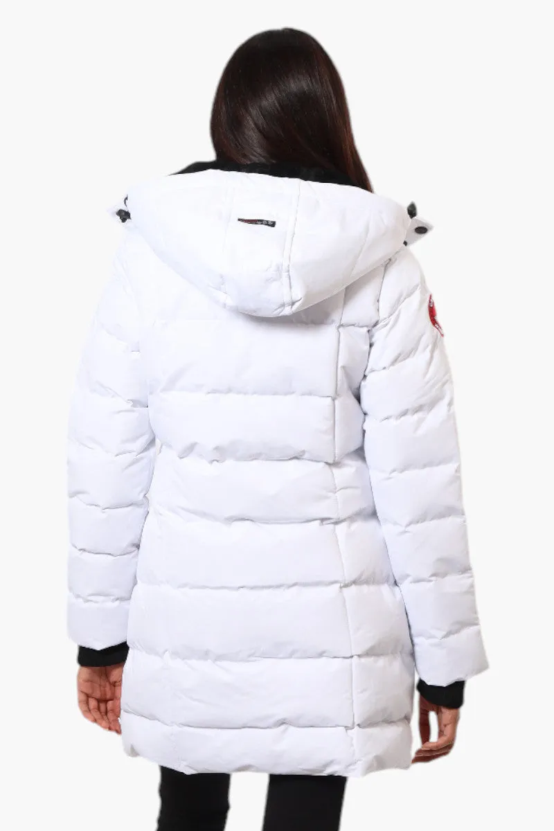 Canada Weather Gear 3/4 Length Bubble Parka Jacket - White sold by Fairweather product image thumbnail 4