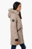 Canada Weather Gear Vegan Fur Hood Puffer Parka Jacket - Beige sold by Fairweather