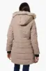 Canada Weather Gear Vegan Fur Hood Puffer Parka Jacket - Beige sold by Fairweather