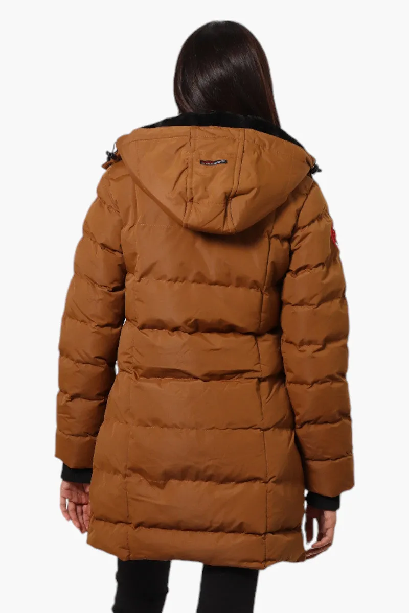 Canada Weather Gear 3/4 Length Bubble Parka Jacket - Brown sold by Fairweather product image thumbnail 4