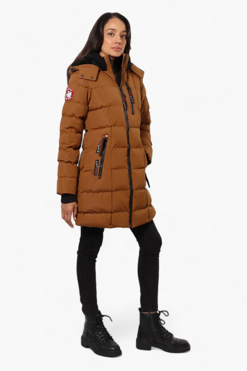 Canada Weather Gear 3/4 Length Bubble Parka Jacket - Brown sold by Fairweather product image thumbnail 2