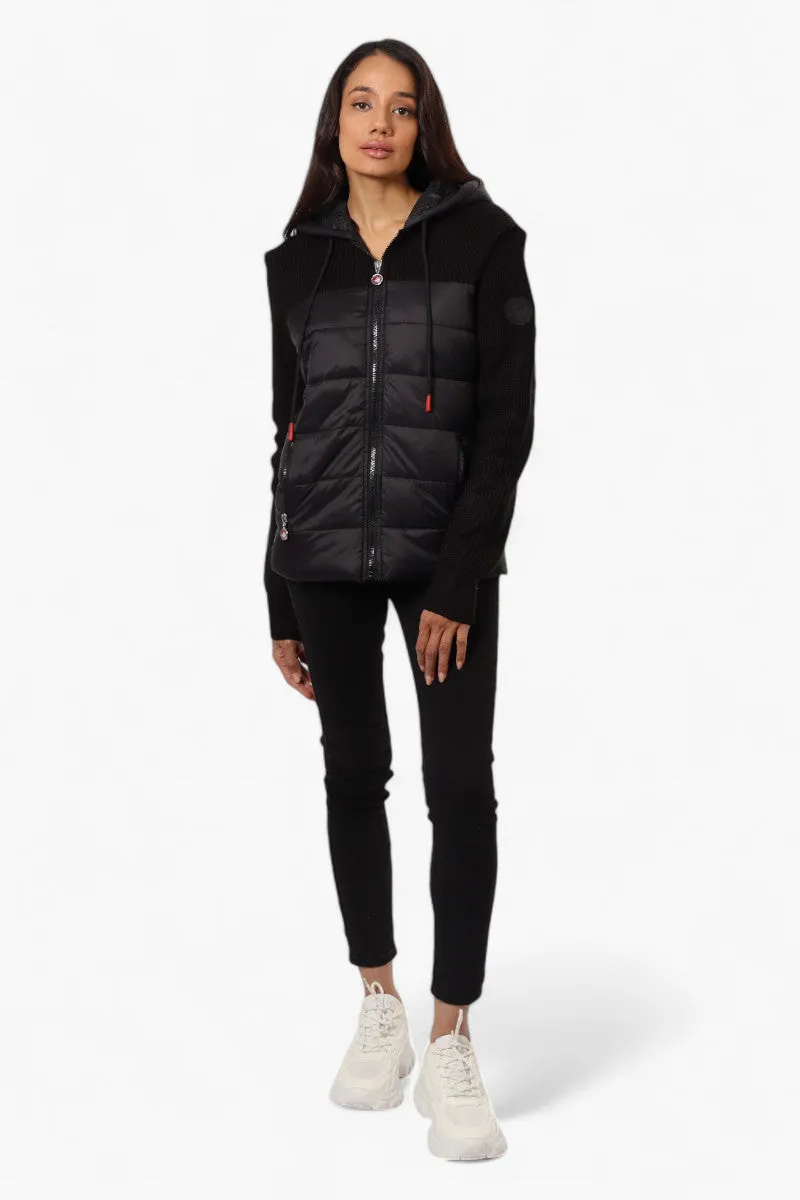 Canada Weather Gear Sweater Knit Polyfill Lightweight Jacket - Black sold by Fairweather product image thumbnail 2