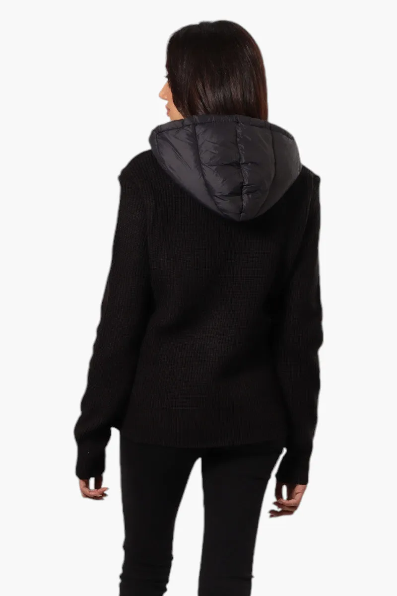 Canada Weather Gear Sweater Knit Polyfill Lightweight Jacket - Black sold by Fairweather product image thumbnail 4