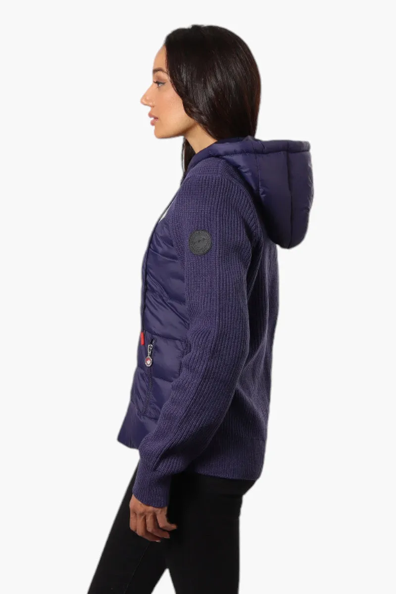 Canada Weather Gear Sweater Knit Polyfill Lightweight Jacket - Navy sold by Fairweather product image thumbnail 3