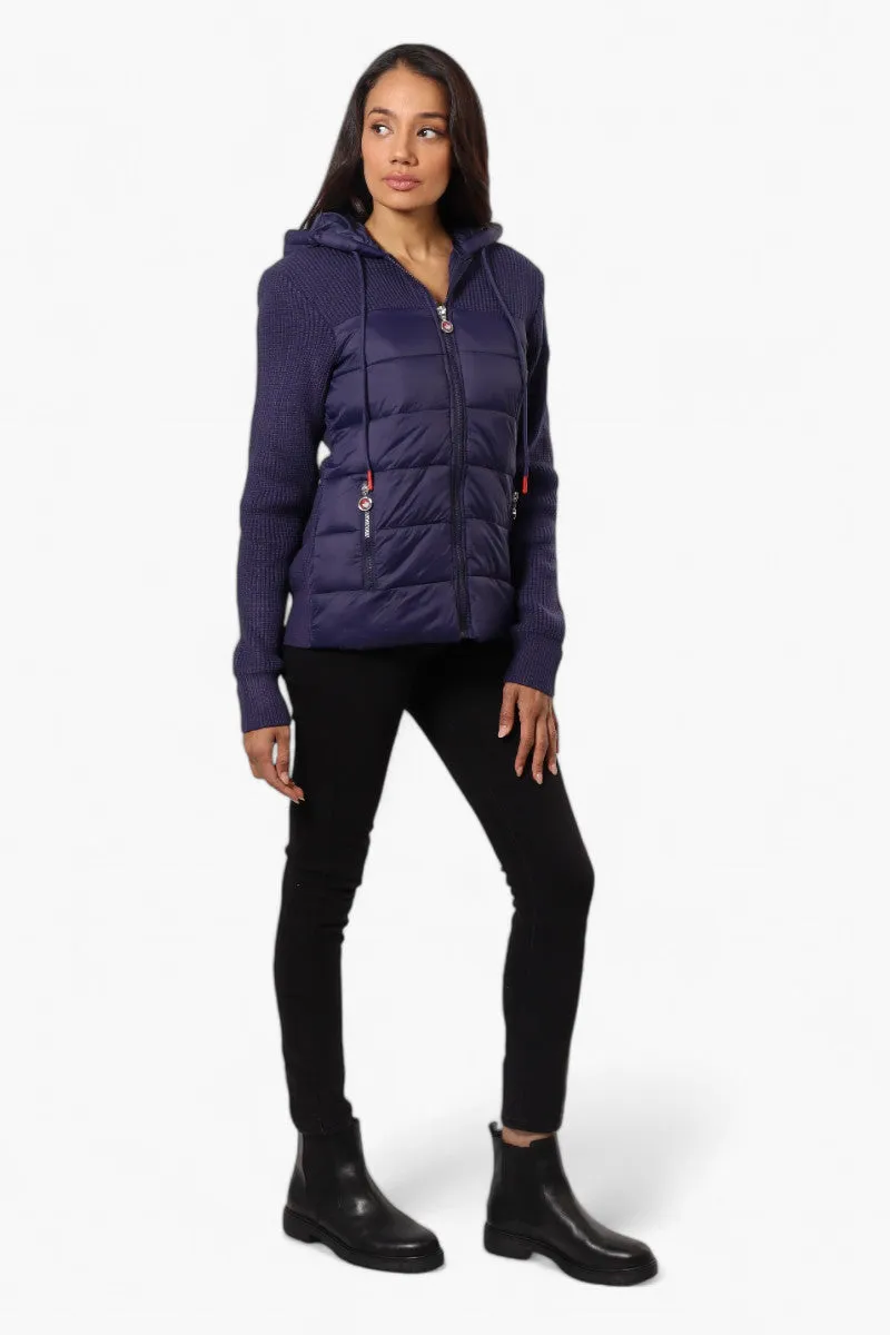 Canada Weather Gear Sweater Knit Polyfill Lightweight Jacket - Navy sold by Fairweather product image thumbnail 2