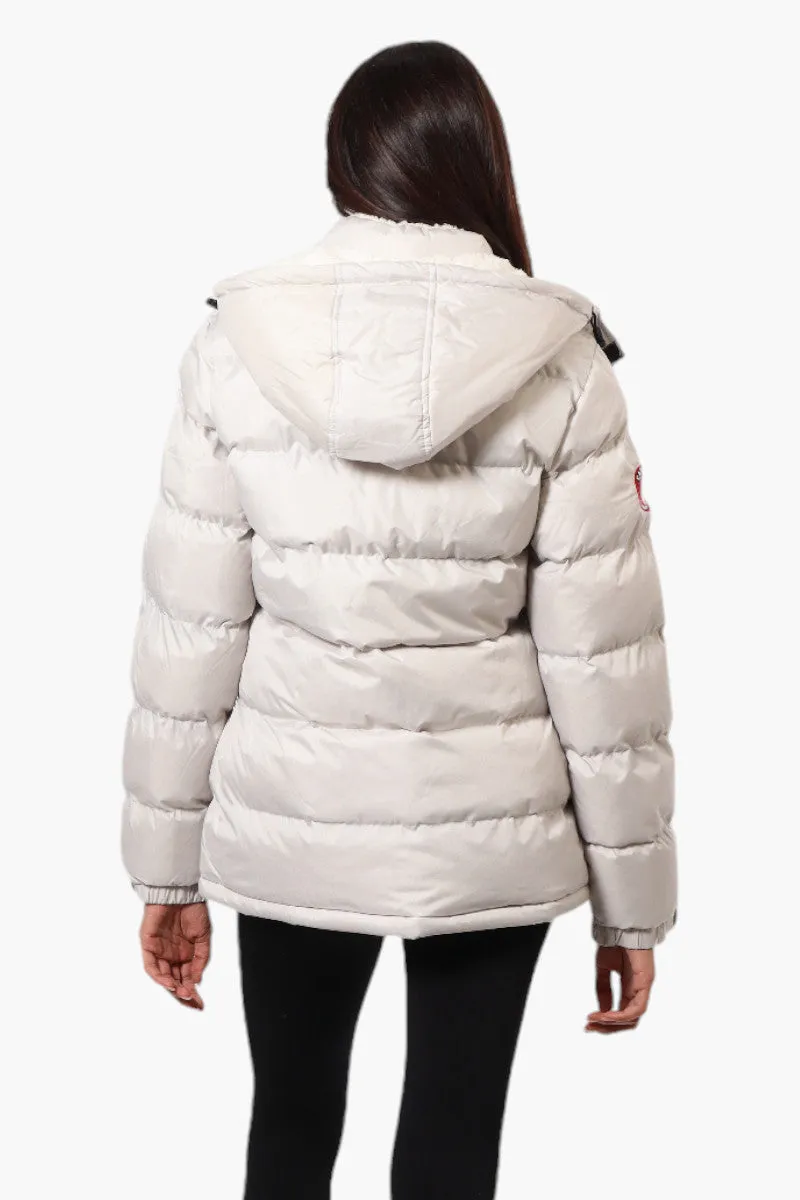 Canada Weather Gear Solid Bubble Bomber Jacket - White sold by Fairweather product image thumbnail 4
