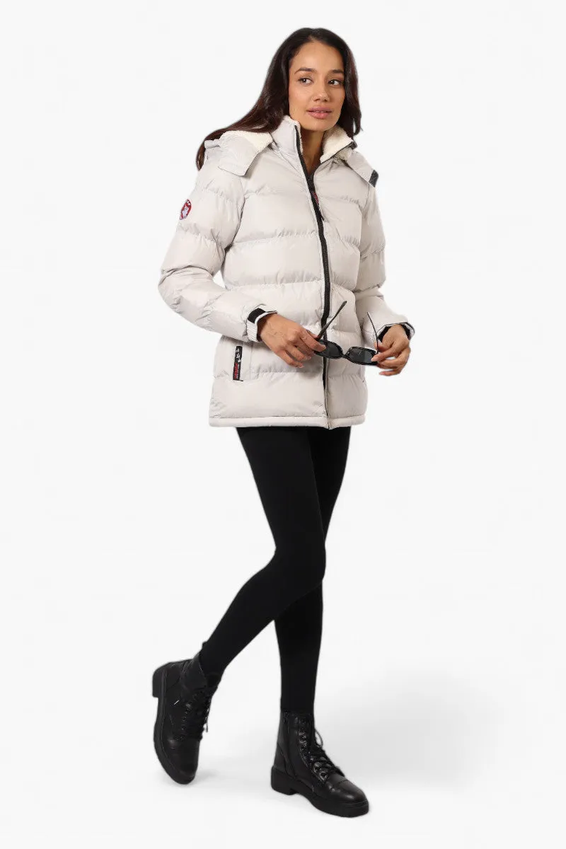 Canada Weather Gear Solid Bubble Bomber Jacket - White sold by Fairweather product image thumbnail 2