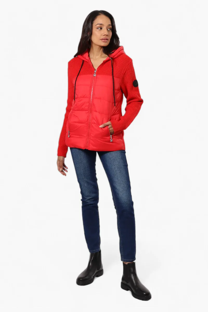 Canada Weather Gear Sweater Knit Polyfill Lightweight Jacket - Red sold by Fairweather product image thumbnail 2