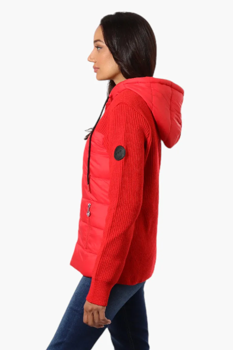 Canada Weather Gear Sweater Knit Polyfill Lightweight Jacket - Red sold by Fairweather product image thumbnail 3
