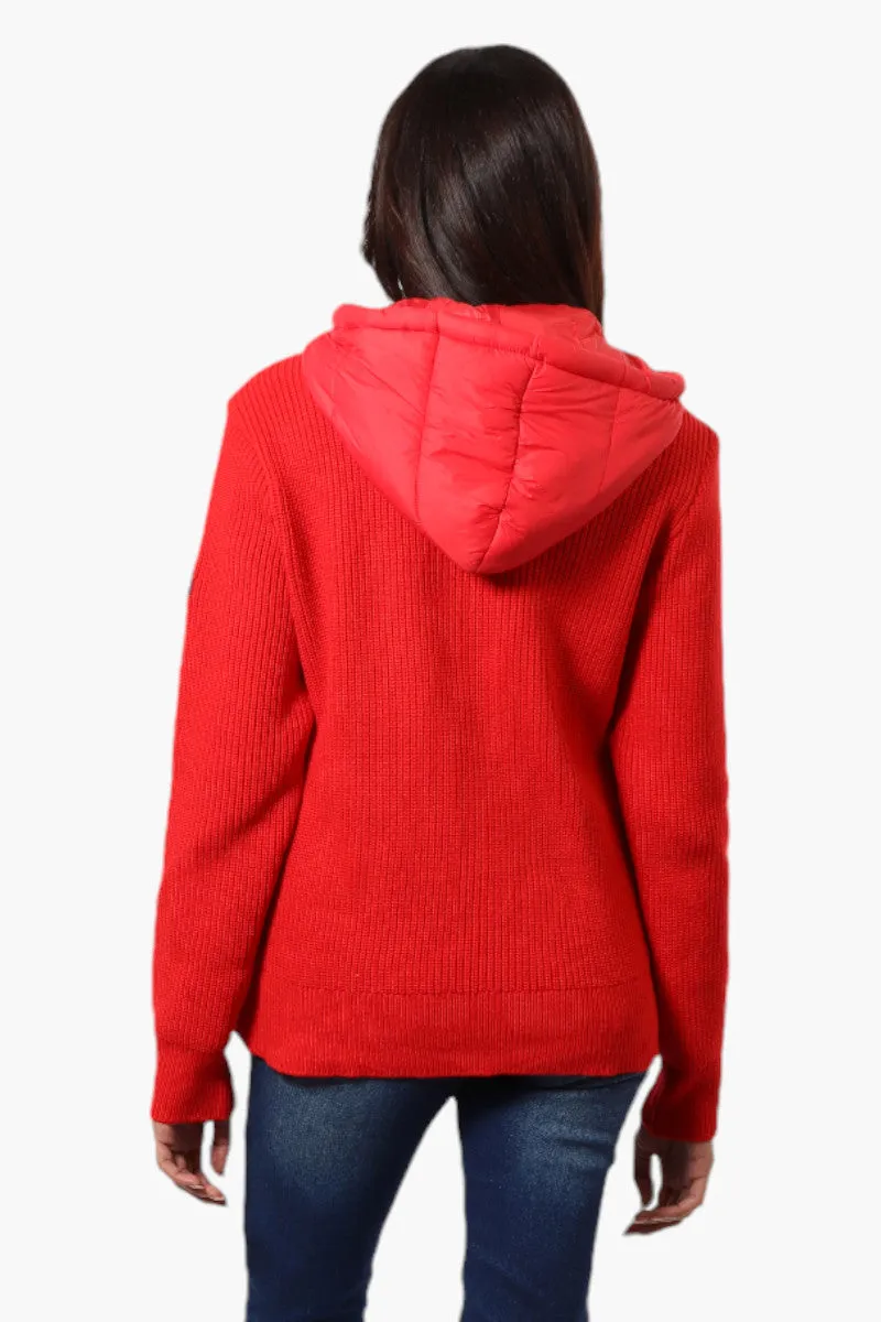 Canada Weather Gear Sweater Knit Polyfill Lightweight Jacket - Red sold by Fairweather product image thumbnail 4