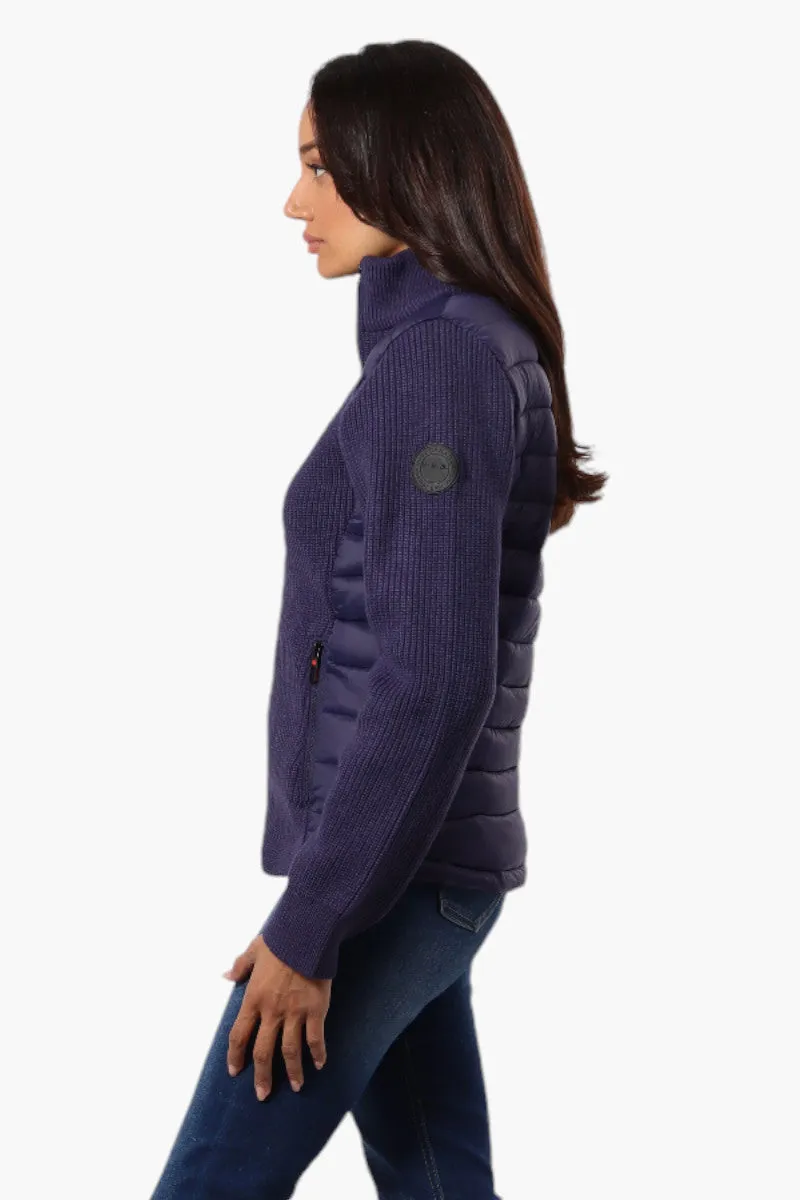 Canada Weather Gear Sweater Knit Zip Up Lightweight Jacket - Navy sold by Fairweather product image thumbnail 3