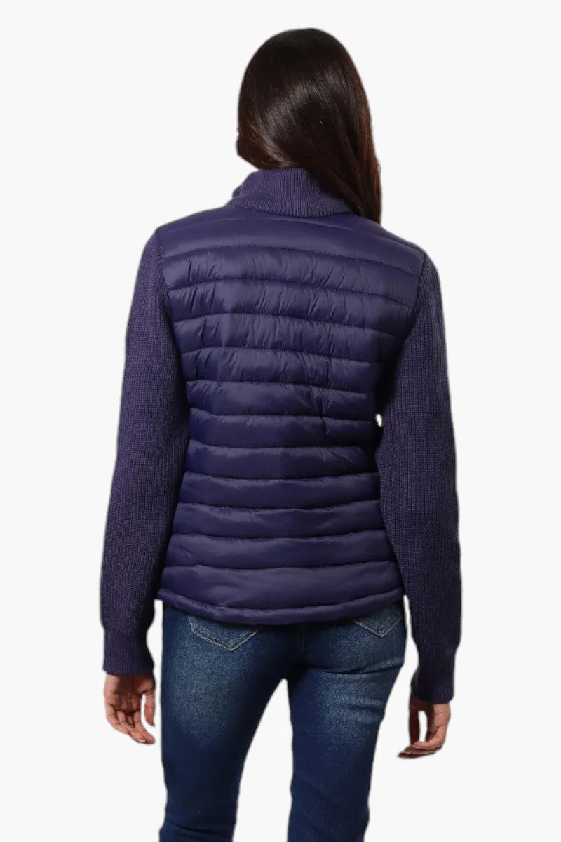 Canada Weather Gear Sweater Knit Zip Up Lightweight Jacket - Navy sold by Fairweather product image thumbnail 4