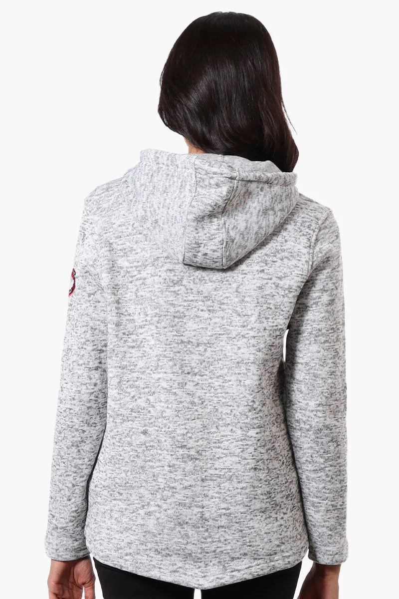 Canada Weather Gear Chest Logo Fleece Hoodie - Grey sold by Fairweather product image thumbnail 3