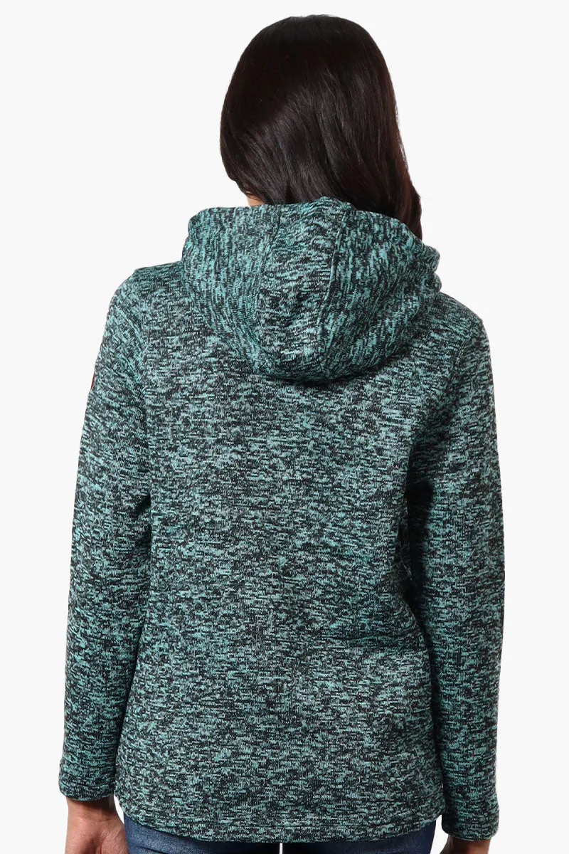 Canada Weather Gear Chest Logo Fleece Hoodie - Teal sold by Fairweather product image thumbnail 3