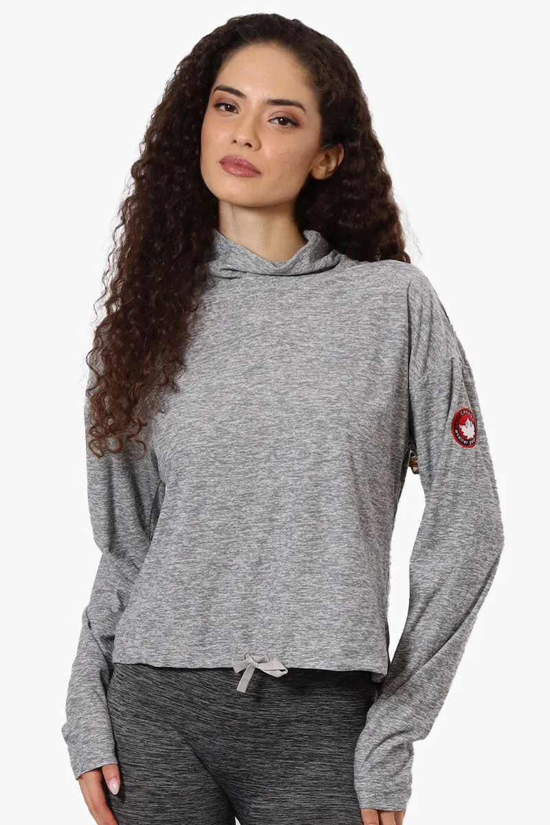 Canada Weather Gear Cowl Neck Long Sleeve Top - Grey sold by Fairweather
