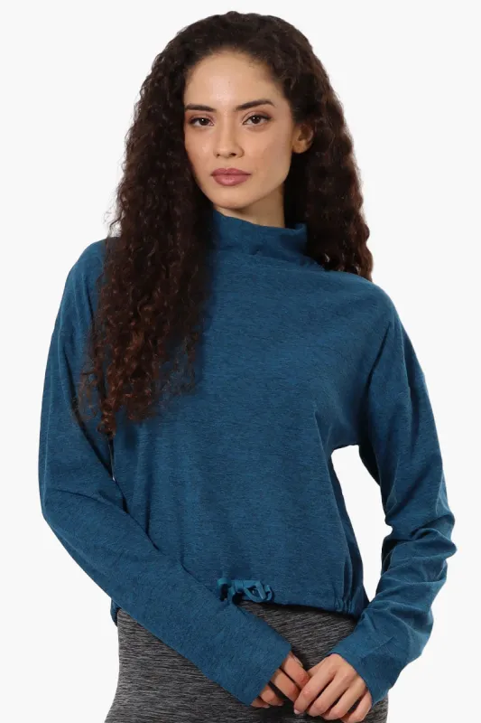 Canada Weather Gear Cowl Neck Long Sleeve Top - Navy sold by Fairweather