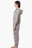 Cuddly Canuckies Hooded Festive Pattern Onesie - Grey sold by Fairweather