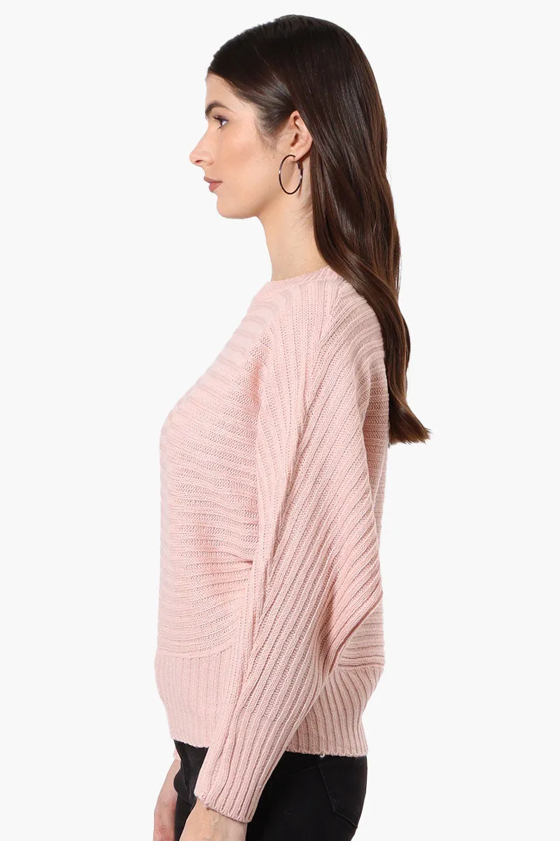 International INC Company Button Shoulder Pullover Sweater - Pink sold by Fairweather product image thumbnail 2