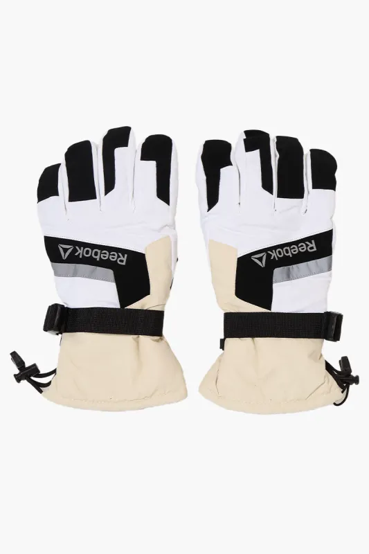 Reebok Touch Screen Ski Gloves - White sold by Fairweather