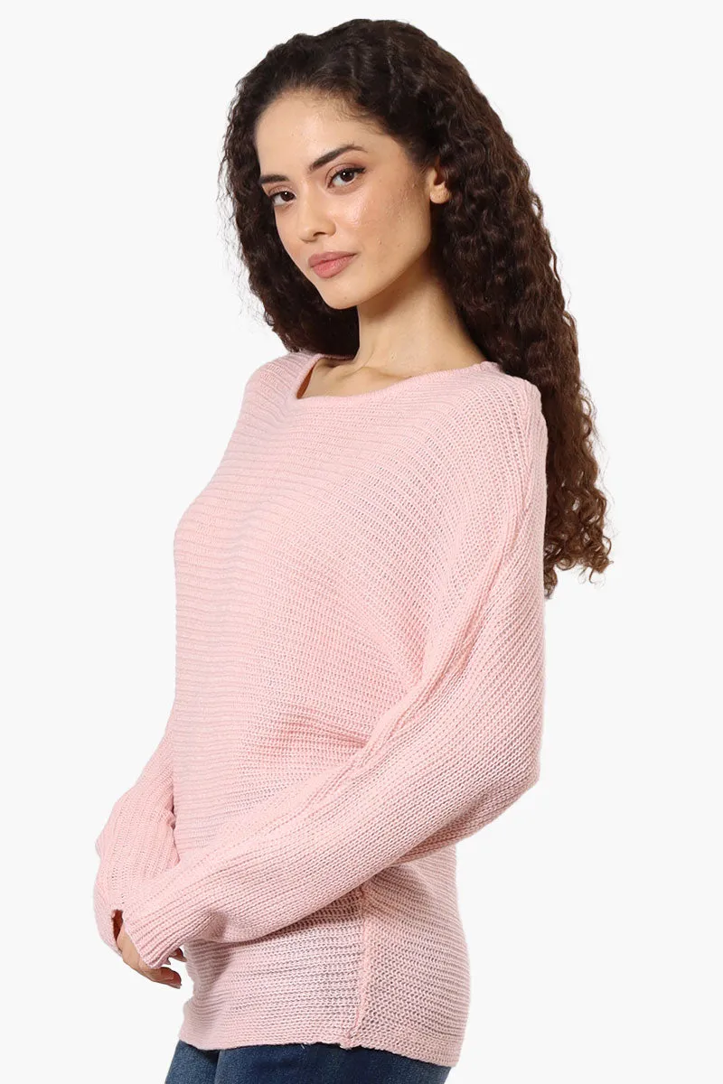 International INC Company Ribbed Pullover Sweater - Pink sold by Fairweather product image thumbnail 2
