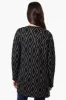 Beechers Brook Open Diamond Pattern Cardigan - Black sold by Fairweather