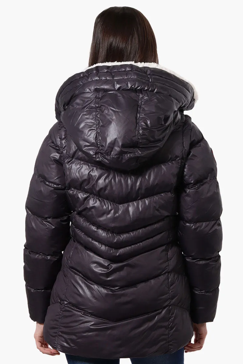 Canada Weather Gear Grid Pattern Zip Off Sleeve Bomber Jacket - Black sold by Fairweather product image thumbnail 3