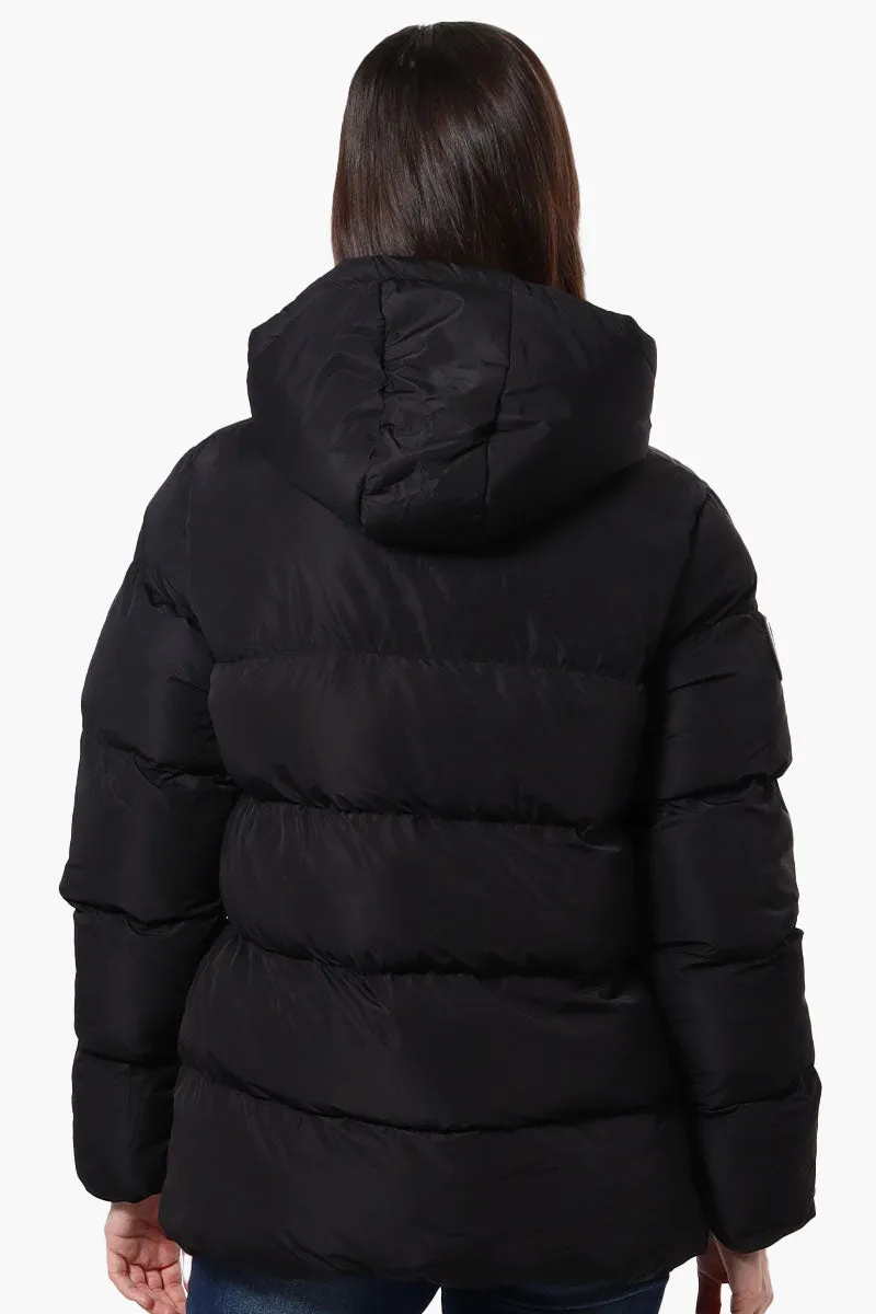Super Triple Goose Sherpa Lined Bubble Bomber Jacket - Black sold by Fairweather product image thumbnail 3