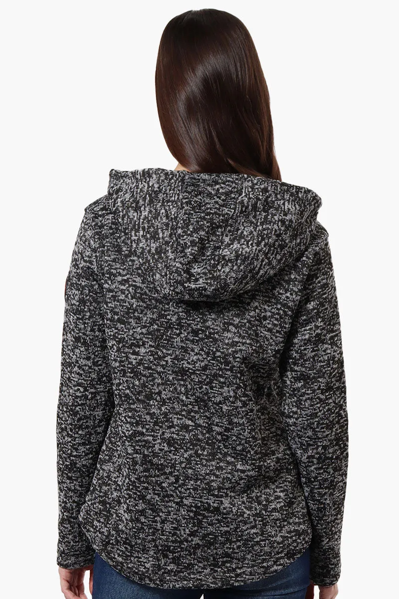 Canada Weather Gear Chest Logo Fleece Hoodie - Black sold by Fairweather product image thumbnail 3