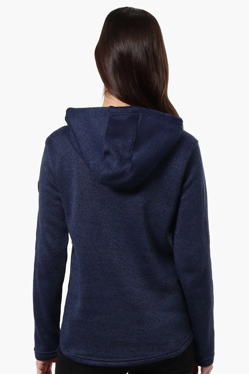 Canada Weather Gear Chest Logo Fleece Hoodie - Navy sold by Fairweather product image thumbnail 3
