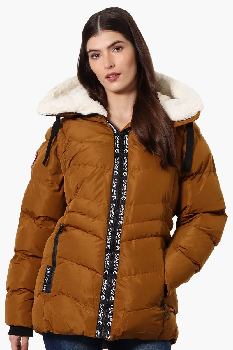 Canada Weather Gear Zip Off Sleeve Bomber Jacket - Brown sold by Fairweather