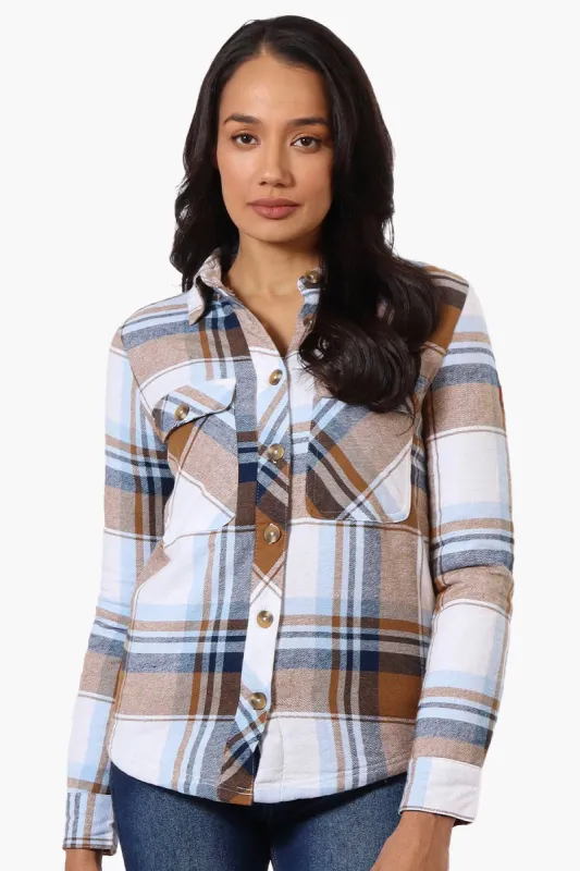 Canada Weather Gear Fleece Lined Lightweight Jacket - Blue sold by Fairweather
