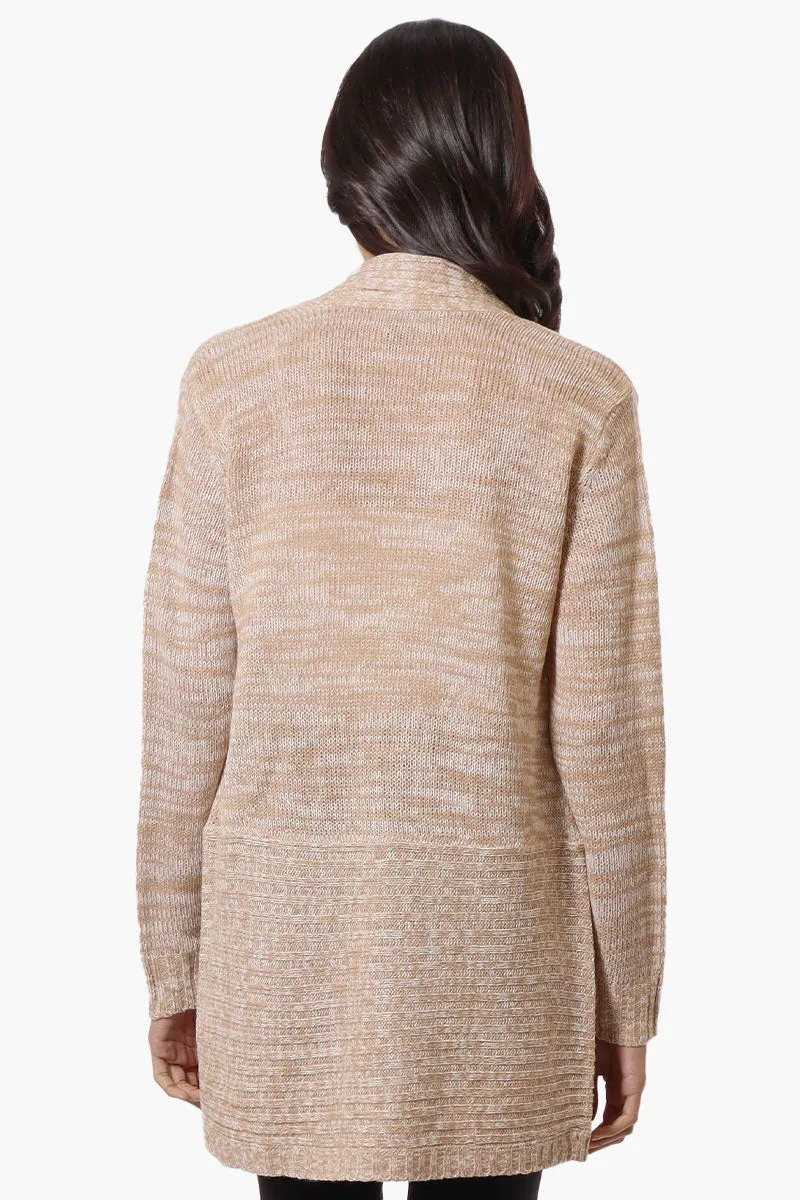 International INC Company Knit Open Wrap Cardigan - Beige sold by Fairweather product image thumbnail 3