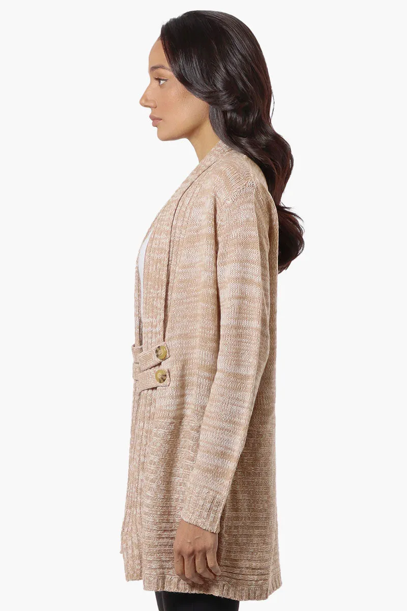 International INC Company Knit Open Wrap Cardigan - Beige sold by Fairweather product image thumbnail 2