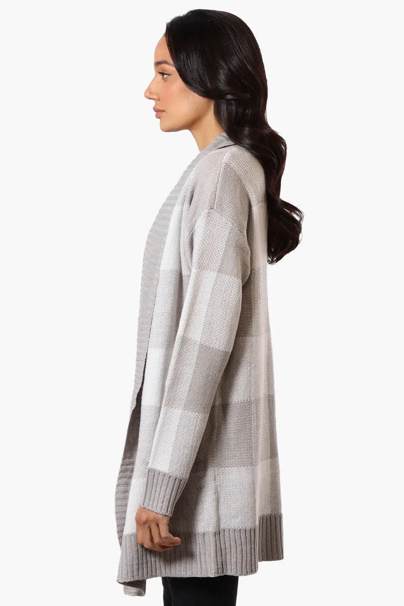 Canada Weather Gear Fold Over Wrap Cardigan - Grey sold by Fairweather product image thumbnail 2