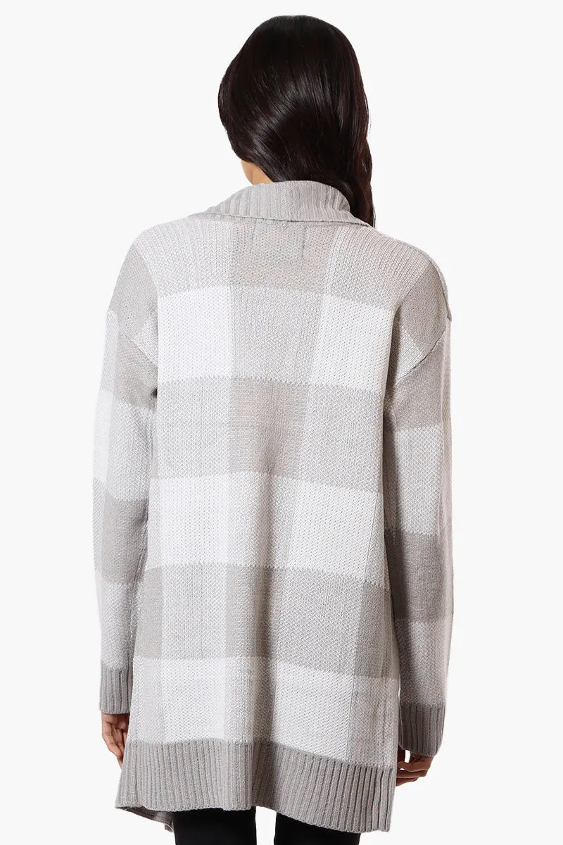 Canada Weather Gear Fold Over Wrap Cardigan - Grey sold by Fairweather product image thumbnail 3