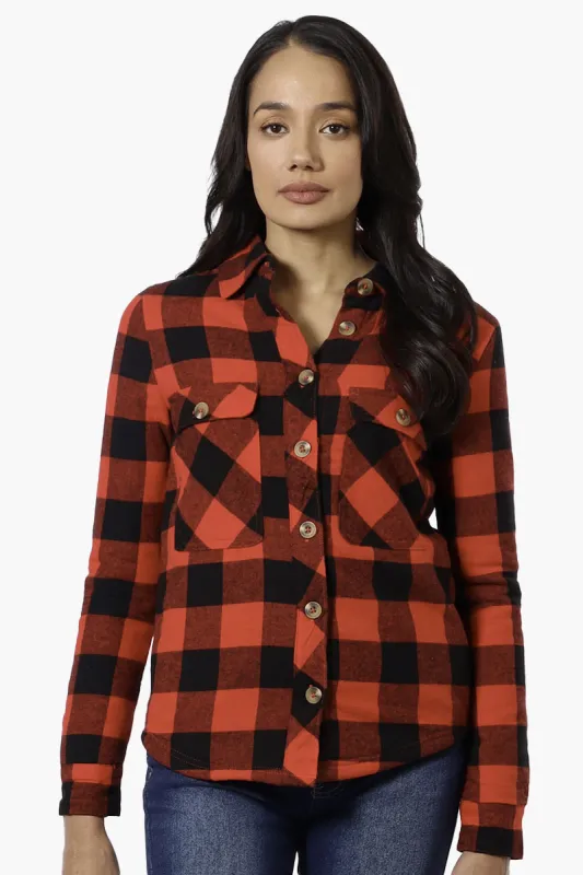 Canada Weather Gear Fleece Lined Lightweight Jacket - Red sold by Fairweather
