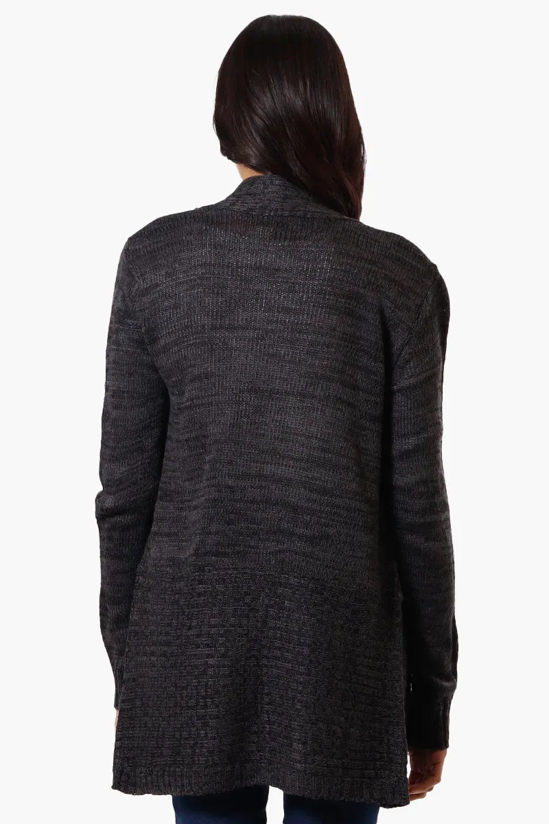 International INC Company Knit Open Wrap Cardigan - Black sold by Fairweather product image thumbnail 3