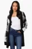 Canada Weather Gear Fold Over Wrap Cardigan - Black sold by Fairweather