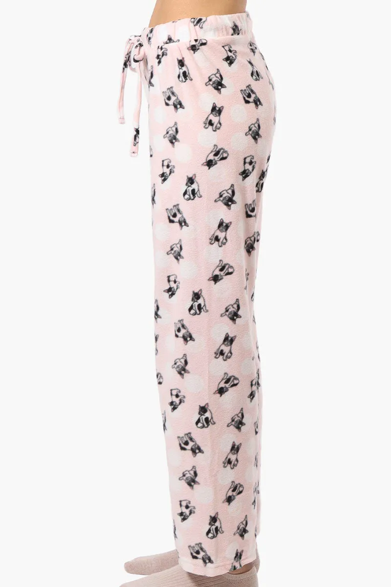 Canada Weather Gear Dog Pattern Wide Leg Pajama Pants - Pink sold by Fairweather product image thumbnail 2
