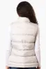 Canada Weather Gear Fleece Lined Collar Bubble Vest - Stone sold by Fairweather