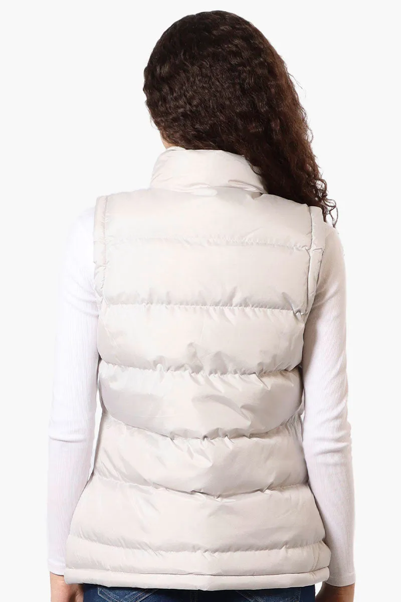 Canada Weather Gear Fleece Lined Collar Bubble Vest - Stone sold by Fairweather product image thumbnail 3