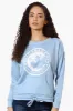Canada Weather Gear Logo Drawstring Sweatshirt - Blue sold by Fairweather