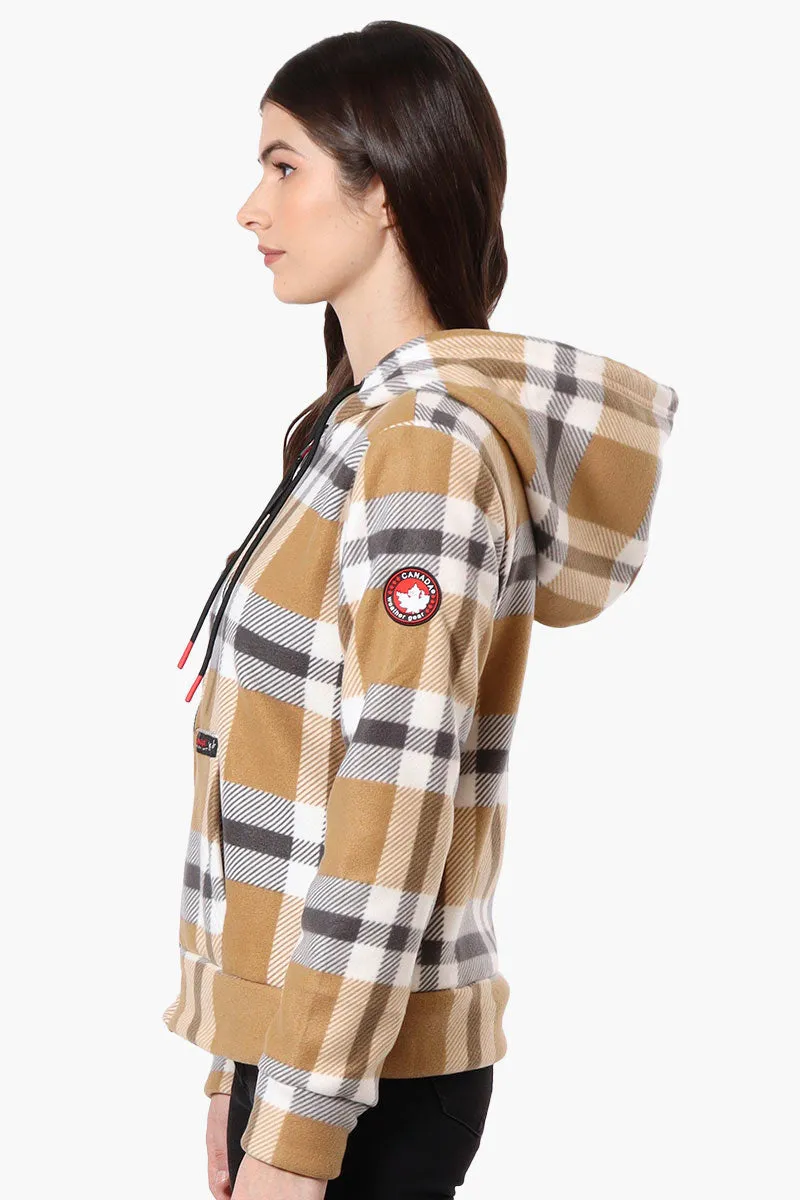 Canada Weather Gear Plaid Fleece Lined Hoodie - Beige sold by Fairweather product image thumbnail 2