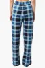 Canada Weather Gear Plaid Wide Leg Pajama Pants - Navy sold by Fairweather
