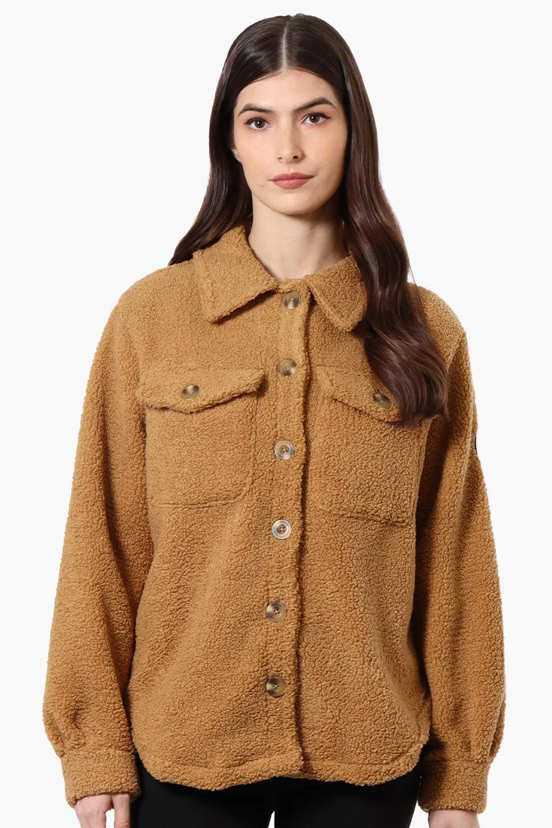 Canada Weather Gear Sherpa Lightweight Jacket - Brown sold by Fairweather