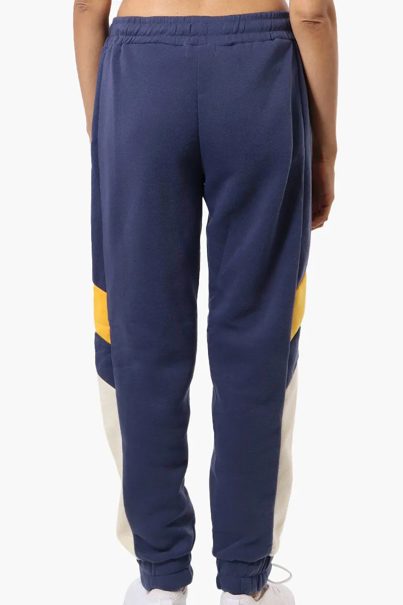 New Look Race Side Print Fleece Joggers - Navy sold by Fairweather product image thumbnail 3