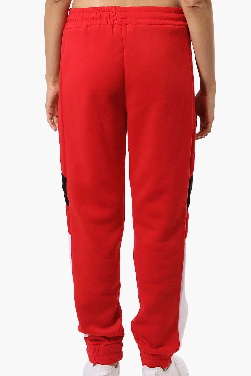 New Look Race Side Print Fleece Joggers - Red sold by Fairweather product image thumbnail 3