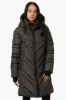 Canada Weather Gear Long Chevron Quilted Parka Jacket - Olive sold by Fairweather