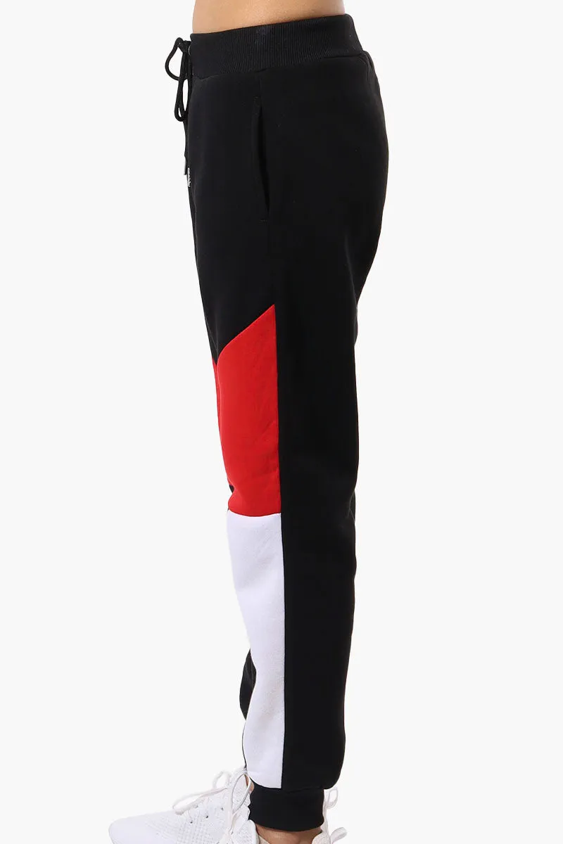 New Look Colour Block Fleece Joggers - Black sold by Fairweather product image thumbnail 2